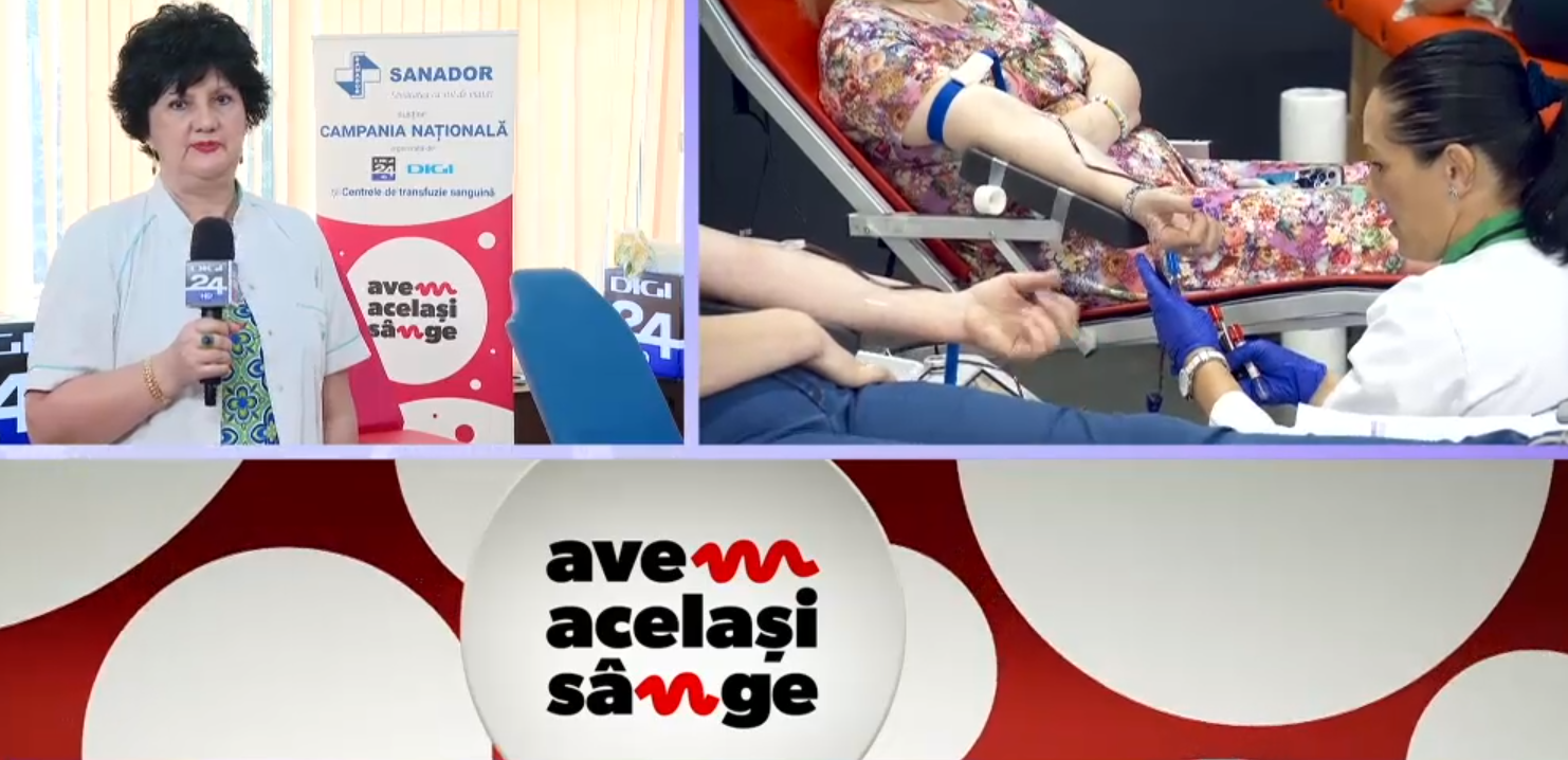 Peste 3.700 de români au donat sânge în cadrul campaniei Digi24 „Avem același sânge”