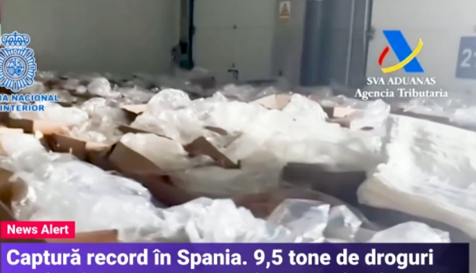Captură record de cocaină în Spania. Traficanții de droguri din Ecuador au trimis în Europa 9,5 tone de stupefiante