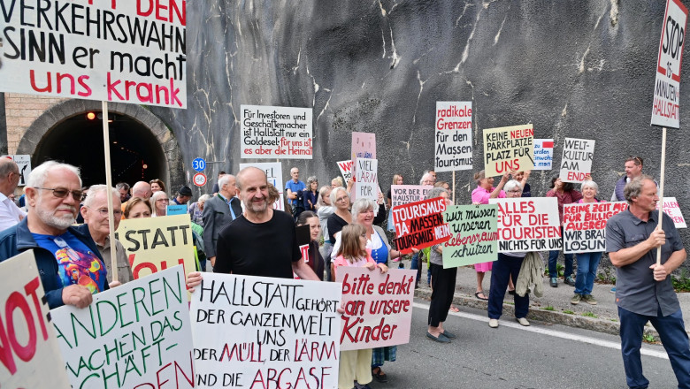 protest Hallstatt