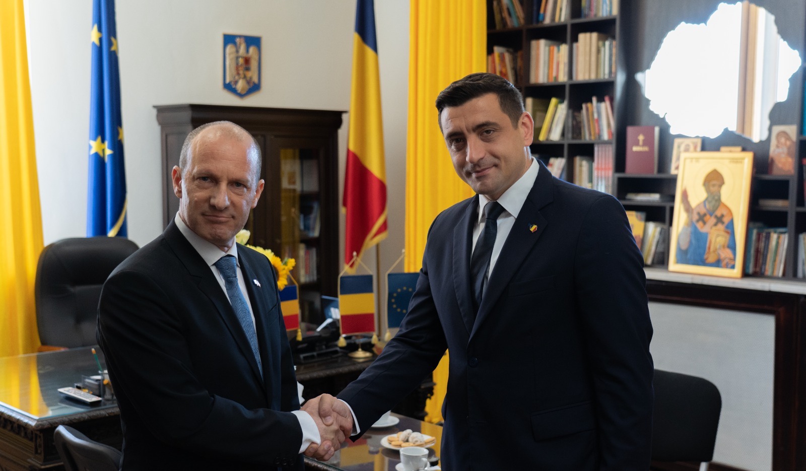 Ambasada Israelului, după întâlnirea dintre Reuven Azar și George Simion: A avut loc pentru a sprijini lupta împotriva antisemitismului