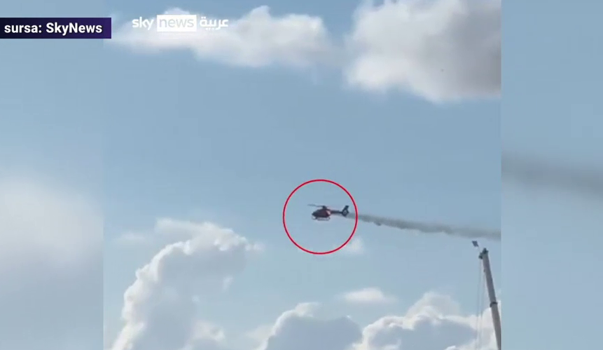 VIDEO. Momentul în care un elicopter al pompierilor se prăbușește peste un bloc de apartamente, în Florida. Doi oameni au murit