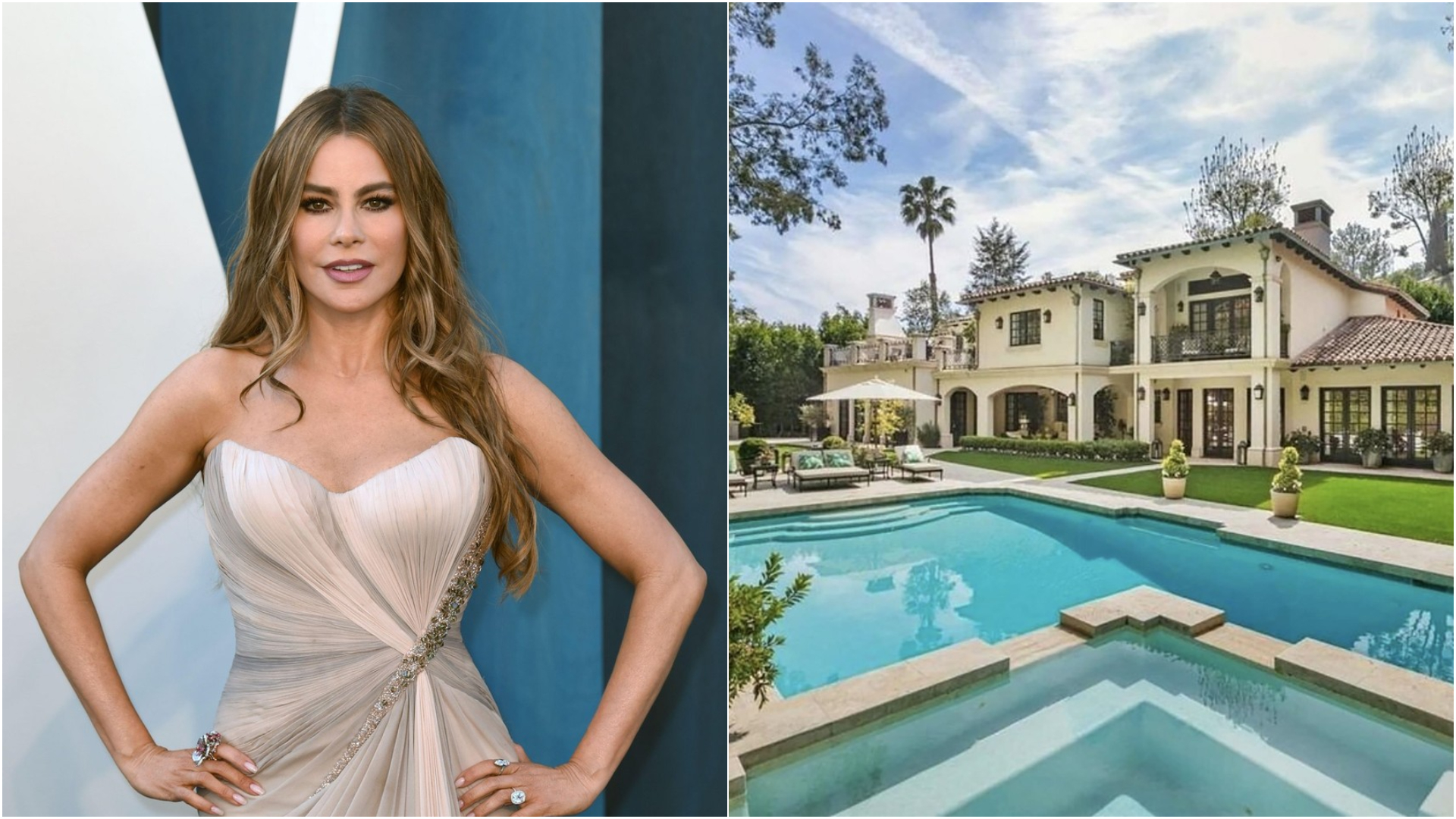 Sofia Vergara vrea neapărat să-și vândă casa din Los Angeles după divorț și a făcut o reducere. Cum arată la interior vila