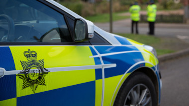 masina de politie din UK Nottinghamshire