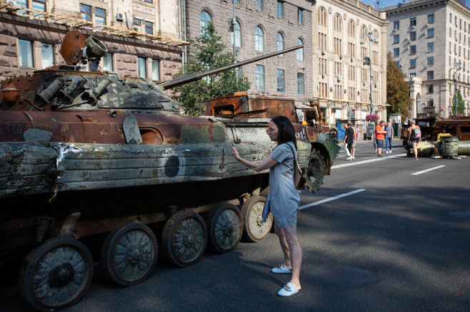 Exhibition of destroyed Russian equipment in Kyiv