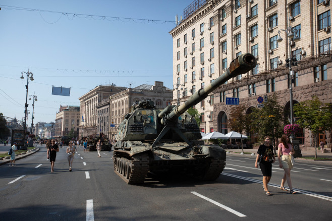 Exhibition of destroyed Russian equipment in Kyiv