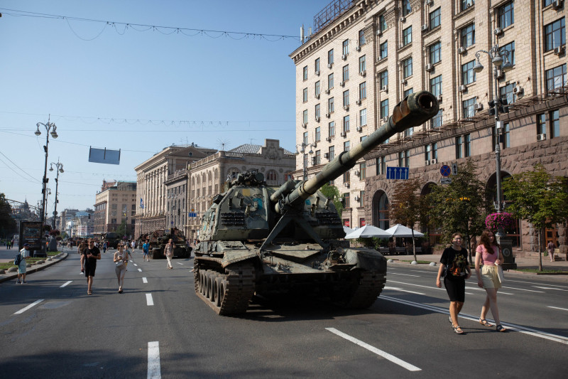 Exhibition of destroyed Russian equipment in Kyiv