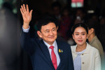 Thaksin Shinawatra former Thai PM returns to Thailand after 17 years abroad - 22 Aug 2023