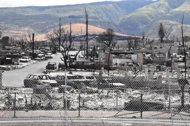 U.S. HAWAII MAUI ISLAND LAHAINA WILDFIRES AFTERMATH