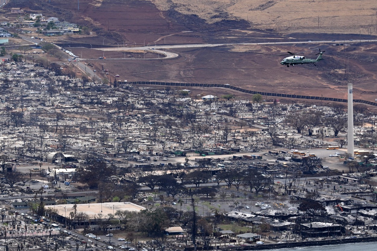 A fost publicată o listă cu 388 de persoane date dispărute după incendiile din Hawaii