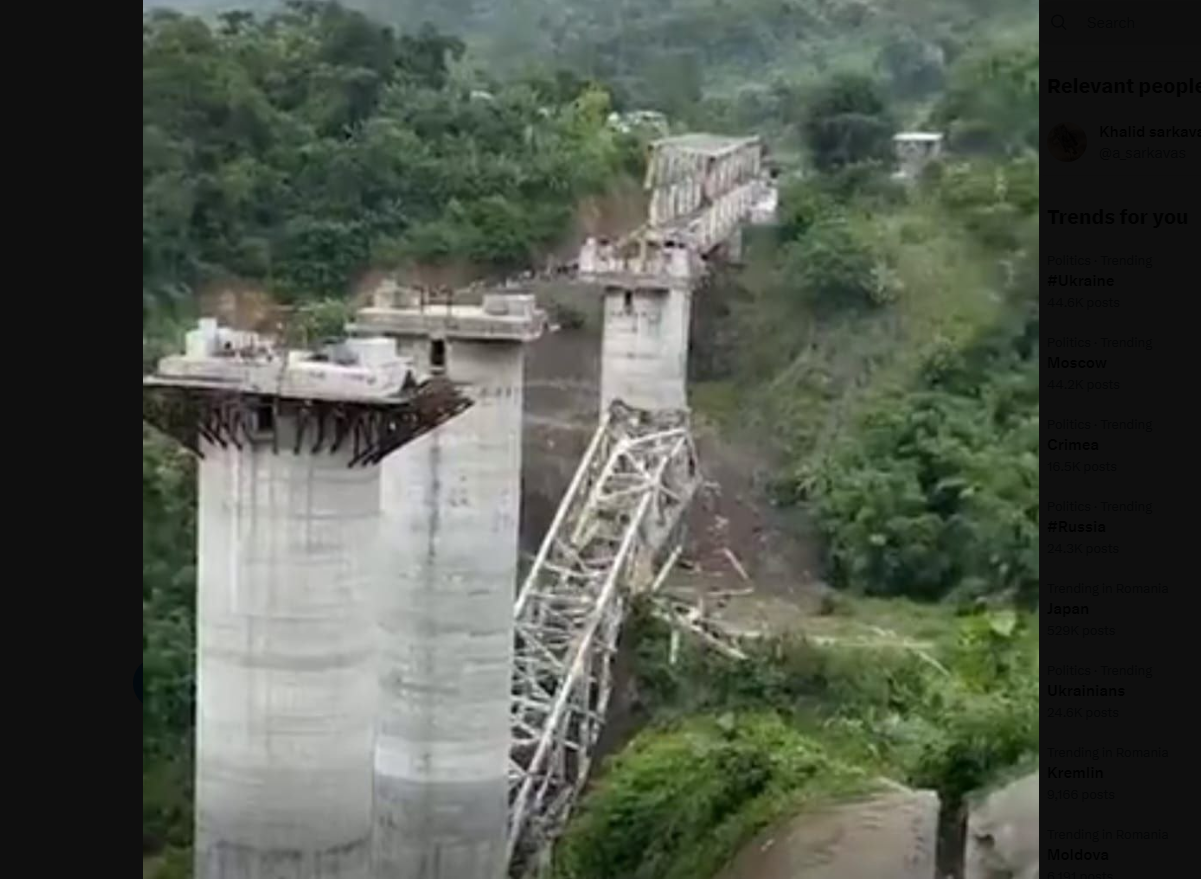 Cel puțin 17 oameni au murit după prăbușirea unui pod în construcție în nord-estul Indiei