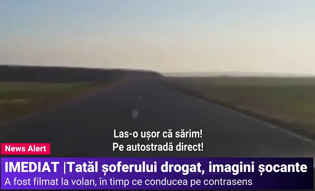 Tatăl șoferului drogat, care a ucis doi tineri în 2 Mai, filmat în timp ce gonea pe contrasens: „Las-o mai moale, Mihai! Mă omori!”