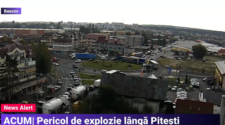 Pericol de explozie lângă Pitești. O conductă de gaze este spartă, traficul pe DN7 este oprit