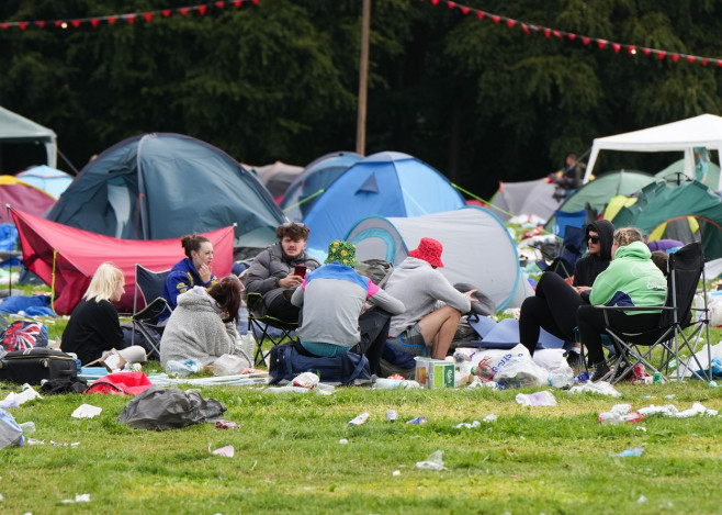 Leeds Festival Rubbish, Leeds, Yorkshire, UK - 28 Aug 2023