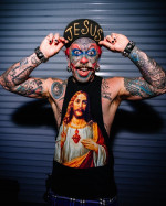 Celebrity Barber Who Tattooed His Entire Face To Look Like A Permanent Clown Reveals He Is Now Studying To Be A Pastor