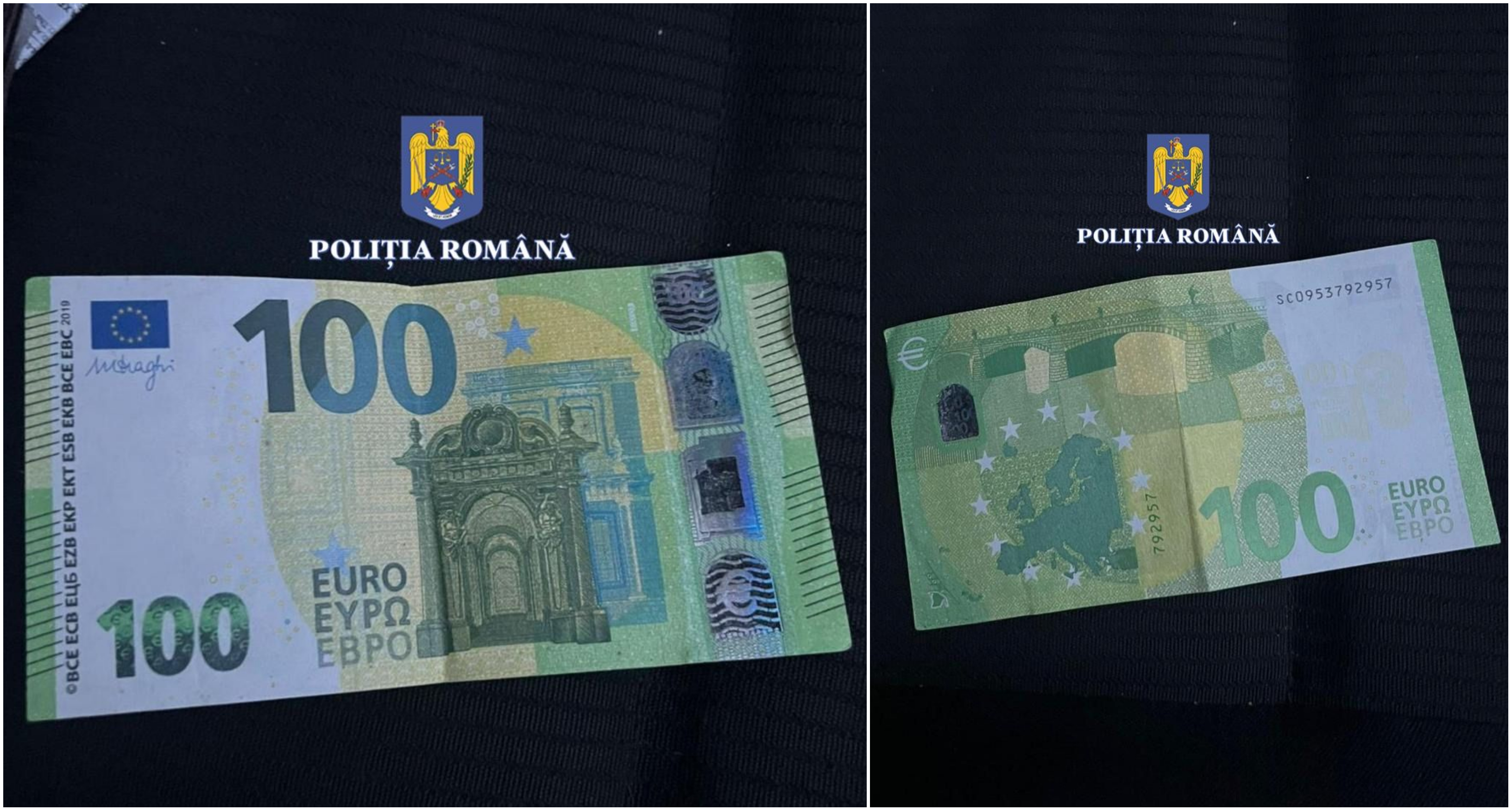 Un bărbat din Satu Mare a fost reținut de polițiști pentru că a pus în circulație mii de euro falși