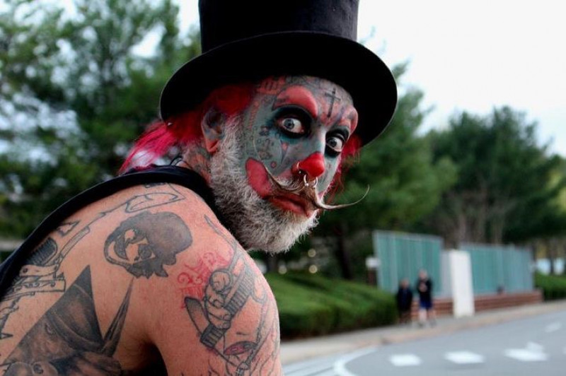 Celebrity Barber Who Tattooed His Entire Face To Look Like A Permanent Clown Reveals He Is Now Studying To Be A Pastor