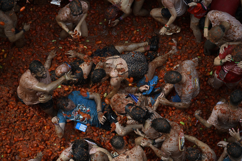 'La Tomatina' Festival in Spain