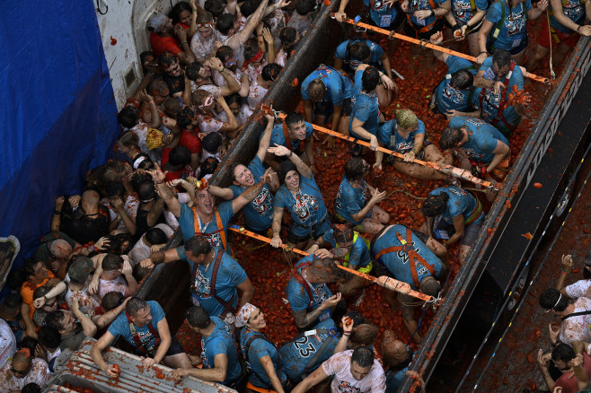 'La Tomatina' Festival in Spain