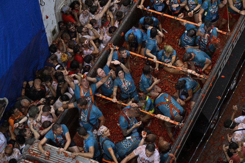 'La Tomatina' Festival in Spain