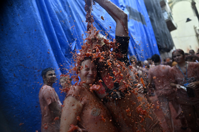 'La Tomatina' Festival in Spain