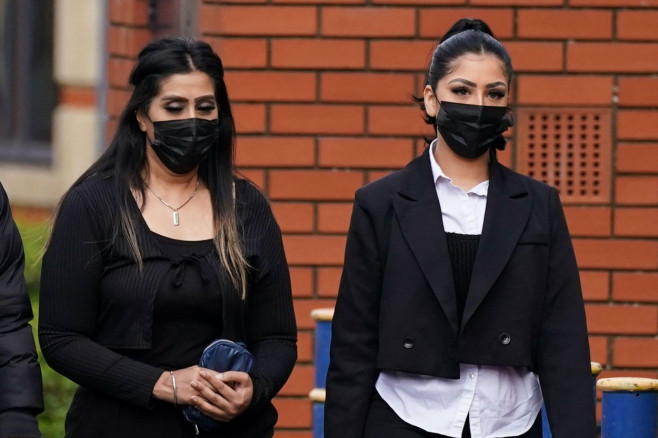 File photo dated 24/04/2023 of Mahek Bukhari (right) and her mother Ansreen Bukhari who along with two others, will be sentenced for murder, while three other defendants will be sentenced for manslaughter. Saqib Hussain and Mohammed Hashim Ijazuddin died