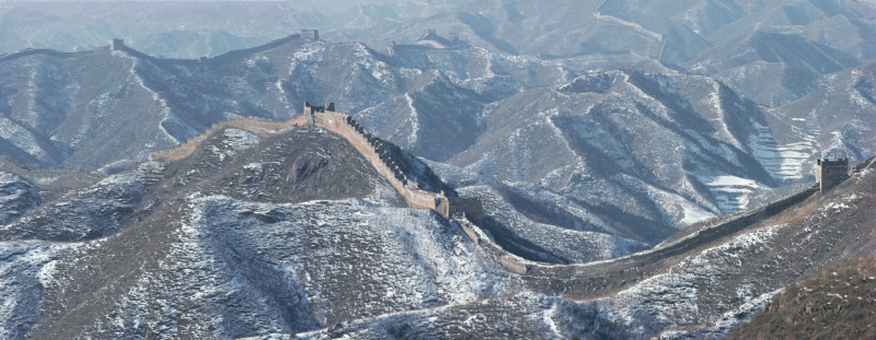 Chinesische Mauer zwischen Jinshanling / Foto