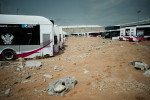 Toledo bus station without service after being flooded by the DANA