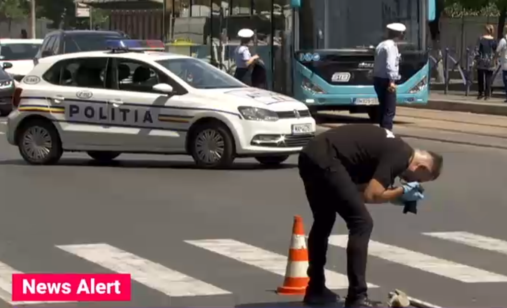Un alt polițist care s-a urcat beat și drogat la volan a intrat cu mașina într-o femeie, la Caracal