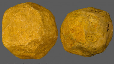 limestone spheroids from the 'Ubeidiya stone age archaeological site in Israel