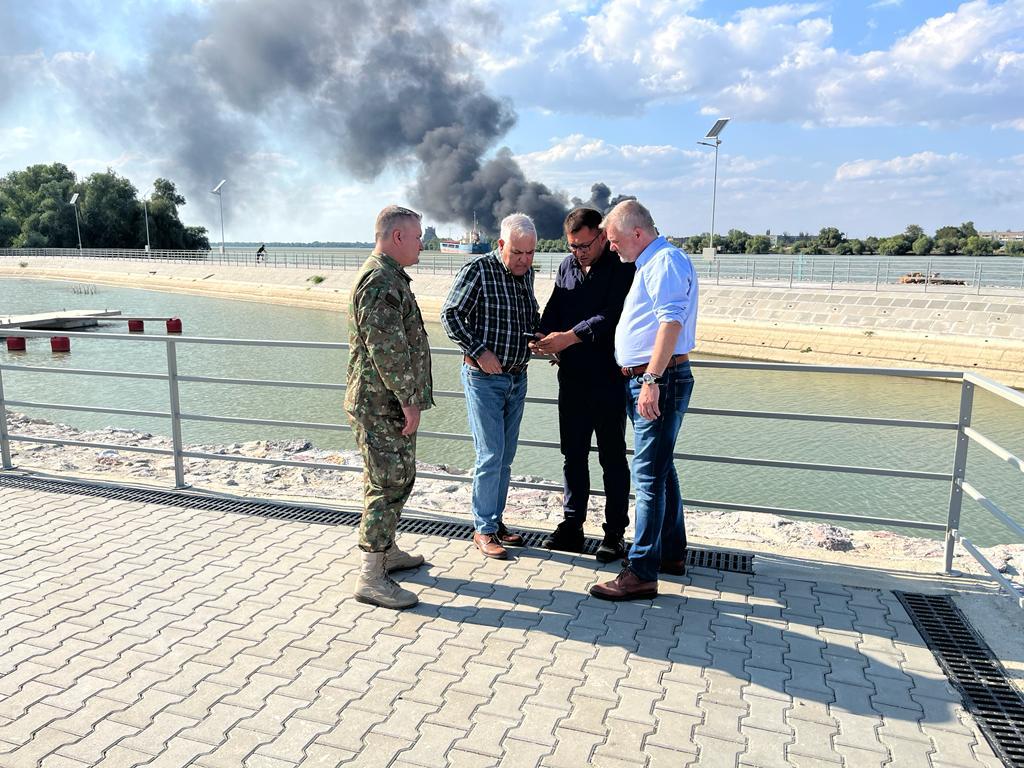 Reacția MApN după ultimul atac cu drone rusești asupra porturilor ucrainene Izmail și Reni: Aplicăm „măsuri de vigilență întărită”