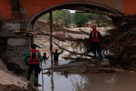 Aftermath of the Dana in the southwest the community of Madrid, Spain - 4 Sept 2023