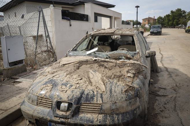 Aftermath of the floods in El Alamo, Madrid, Spain - 5 Sept 2023