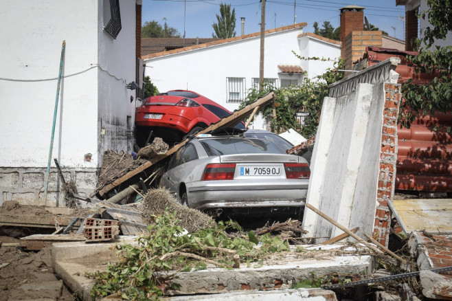 Aftermath of the floods in El Alamo, Madrid, Spain - 5 Sept 2023