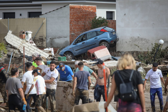 Aftermath of the floods in El Alamo, Madrid, Spain - 5 Sept 2023