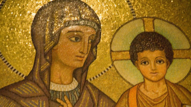 Theotokos, the Virgin Mary , with Jesus