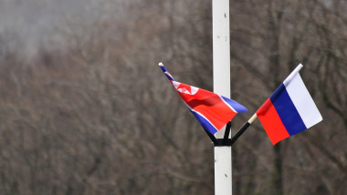 steagul rusiei si steagul coreei de nord