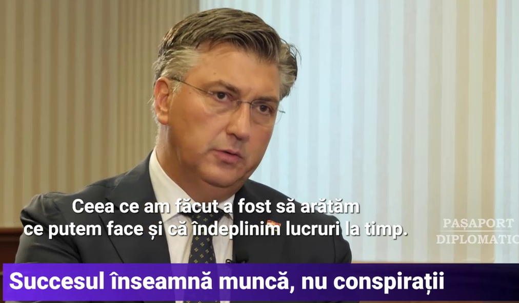 Croația a intrat în Spațiul Schengen și în zona euro într-o singură zi. Andrei Plenkovici explică care este rețeta reușitelor țării