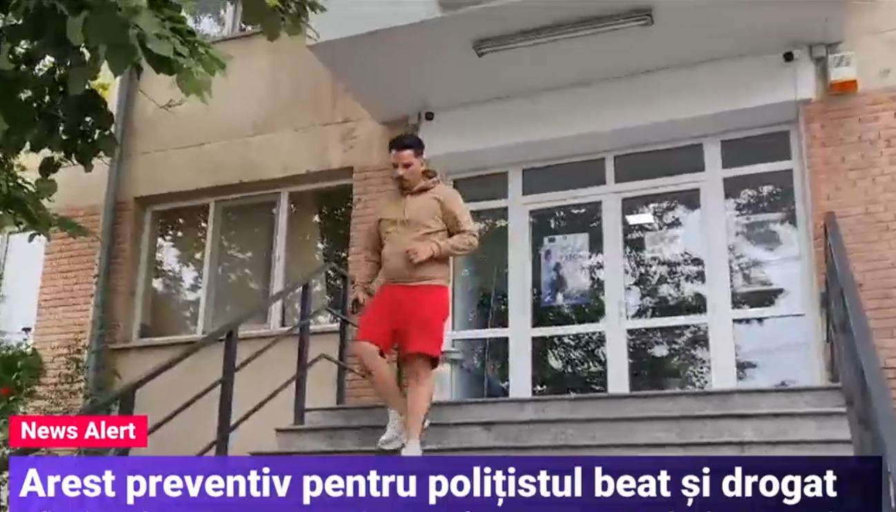 Poliţistul, care a accidentat o femeie în Caracal şi a plecat de la locul faptei, a fost arestat preventiv