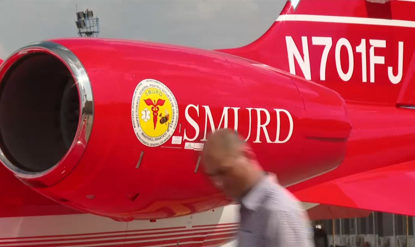 VIDEO Cum arată noile avioane care au intrat în dotarea SMURD