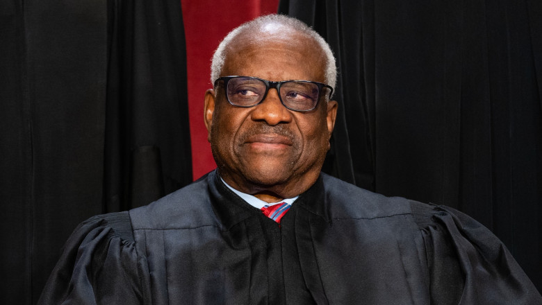 Supreme Court justice Clarence Thomas in roba