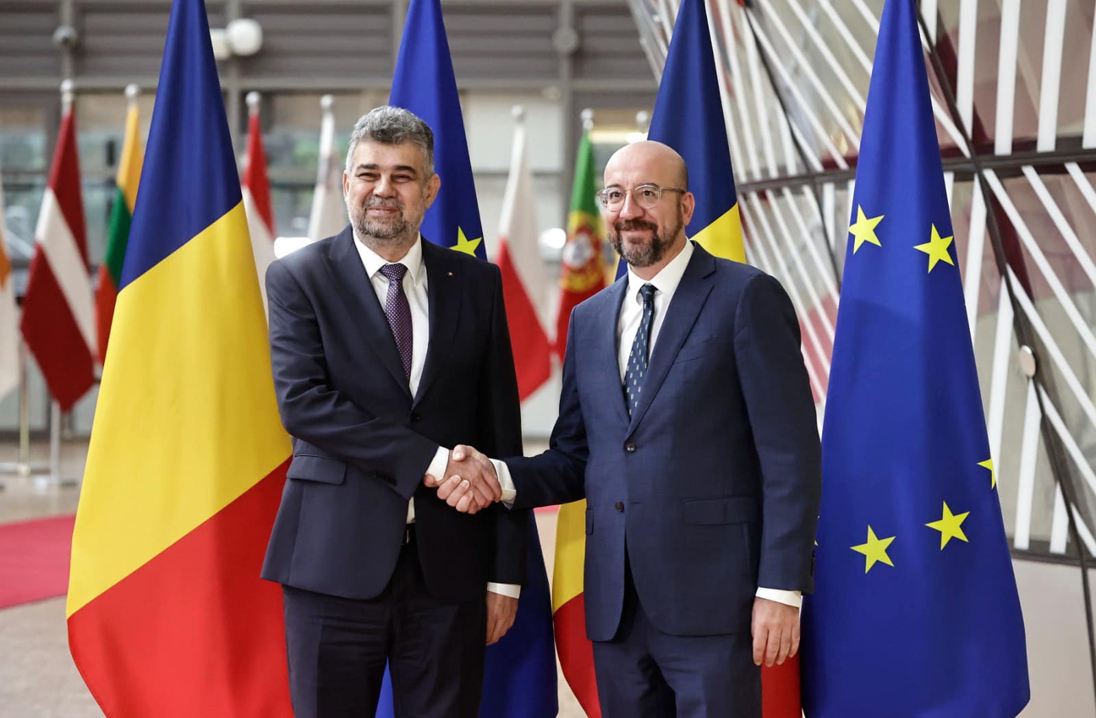 Ciolacu, la Bruxelles: Președintele Consiliului European mi-a reconfirmat susținerea sa totală pentru aderarea României la Schengen