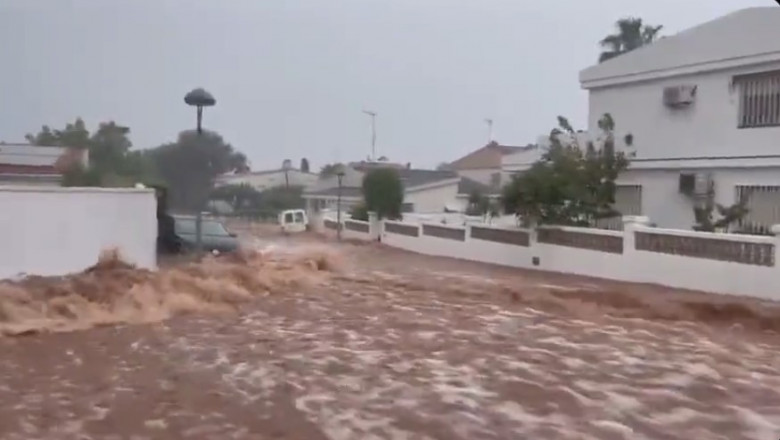 Spania se confruntă zilele acestea cu fenomene meteo extreme