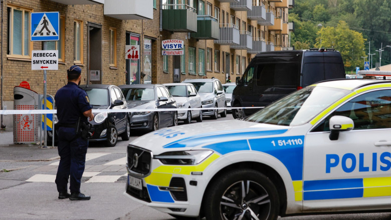 masina de politie suedia