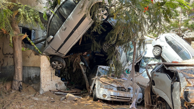 Aftermath of flood in Libya