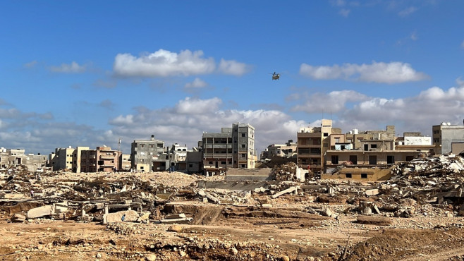 Aftermath of flood in Libya