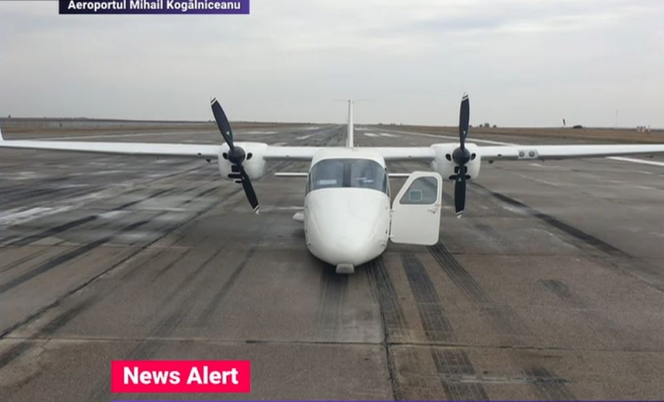 Incident pe Aeroportul Internațional „Mihail Kogălniceanu”: Un avion a aterizat fără trenul de aterizare
