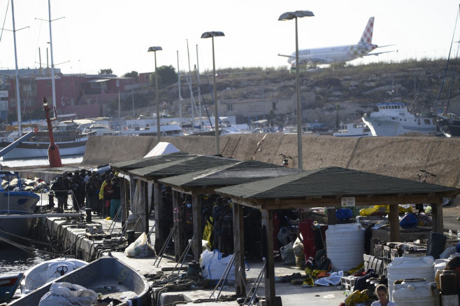 Emergency situation in Italy's Lampedusa
