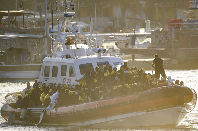 Emergency situation in Italy's Lampedusa