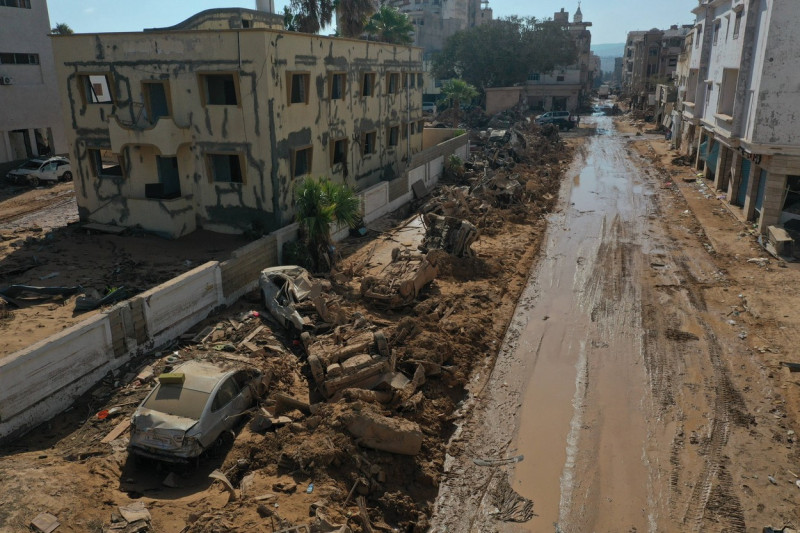 Aftermath of deadly floods in Libya