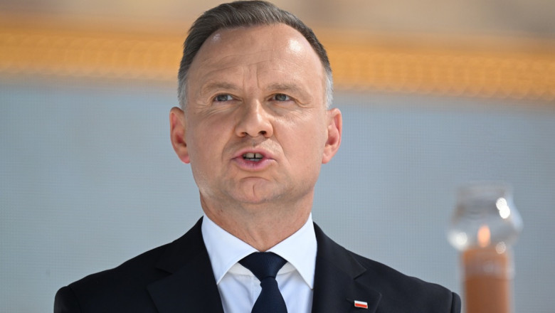 Președintele Poloniei, Andrzej Duda.